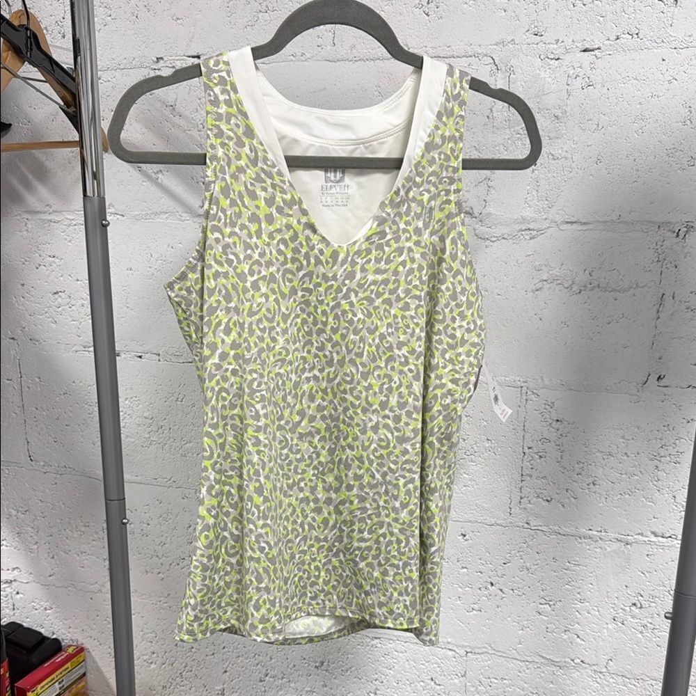 EleVEN by Venus Williams NWT Green Sleeveless Athletic Tank Top - Size Medium